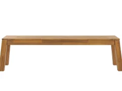 Ulkokalusteet<Beliani Vaalea Akaasiapuinen Puutarhapenkki 160 Cm Livorno