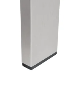 Ulkokalusteet<Beliani Vaaleanharmaa Alumiininen Puutarhatuoli Salerno