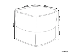 Lastenhuone<Beliani Vaaleanpunainen Juuttirahi 44 X 44 Cm Kirama