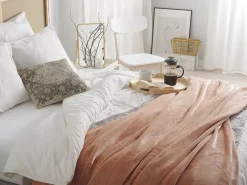 Discount Beliani Vaaleanruskea Huopa 200X220Cm Terke Ii