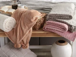 Discount Beliani Vaaleanruskea Huopa 200X220Cm Terke Ii