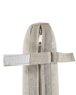 Cheap Beliani Valkoinen 4 Kpl Puutarhatuolisetti Beigeilla Tyynyilla Cavoli