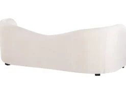 New Beliani Valkoinen 3-Istuttava Samettisohva Veltada