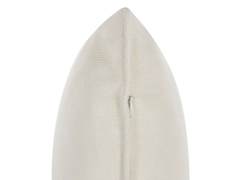 Sale Beliani Valkoinen Koristetyyny Setti 2 Kpl 45 X 45 Cm Heliotrope