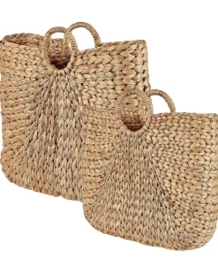 Säilytys<Beliani Vesihyasinttikori Luonnonvari 2 Kpl Pompano