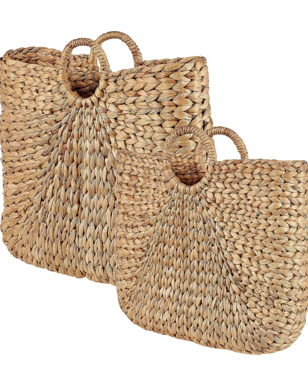 Säilytys<Beliani Vesihyasinttikori Luonnonvari 2 Kpl Pompano