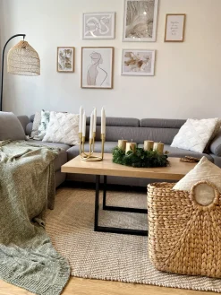 Säilytys<Beliani Vesihyasinttikori Luonnonvari 2 Kpl Pompano