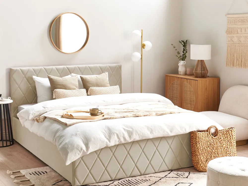 Säilytys<Beliani Vesihyasinttikori Luonnonvari 2 Kpl Pompano