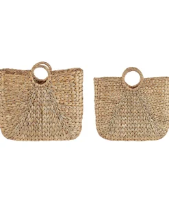 Säilytys<Beliani Vesihyasinttikori Luonnonvari 2 Kpl Pompano