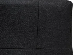 Sängyt<Beliani Vesisanky Kangas Musta 180 X 200 Cm Vichy