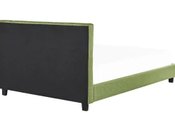 Sängyt<Beliani Vesisanky Kangas Vihrea 180 X 200 Cm La Rochelle