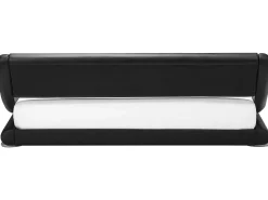 Sängyt<Beliani Vesisanky Keinonahka Musta 180 X 200 Cm Avignon