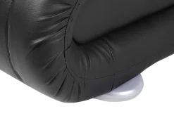 Sängyt<Beliani Vesisanky Keinonahka Musta 180 X 200 Cm Avignon