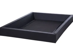 Sängyt<Beliani Vesisanky Nahka Valkoinen 180 X 200 Cm Lille