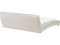 Sängyt<Beliani Vesisanky Nahka Valkoinen 180 X 200 Cm Lille