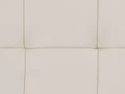 Sängyt<Beliani Vesisanky Nahka Valkoinen 180 X 200 Cm Lille