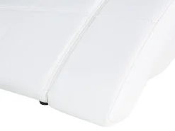 Best Beliani Vesisanky Nahka Valkoinen 180 X 200 Cm Vichy