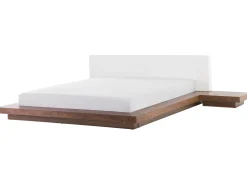 Sängyt<Beliani Vesisanky YoPöydät Ruskea 180 X 200 Cm Zen