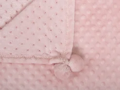 Tekstiilit<Beliani Viltti 200 X 220 Cm Vaaleanpunainen Samur