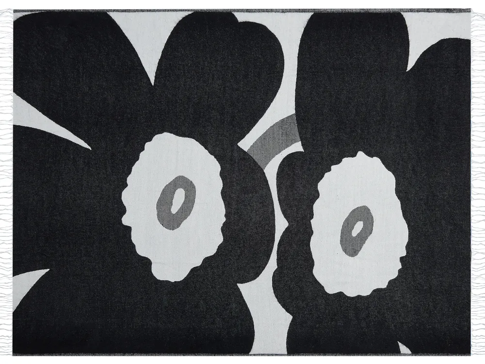 Fashion Beliani Viltti Akryyli Harmaa/Musta 130 X 170 Cm Kyakmi