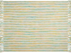 Lastenhuone<Beliani Viltti Akryyli Keltainen/Vihrea 130 X 170 Cm Nuwar