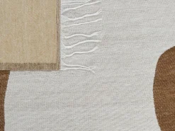 Tekstiilit<Beliani Viltti Akryyli Ruskea/Valkoinen 130 X 170 Cm Siddha