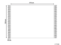 Tekstiilit<Beliani Viltti Akryyli Ruskea/Valkoinen 130 X 170 Cm Siddha
