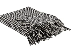 Best Sale Beliani Viltti Puuvilla Musta/Valkoinen 125 X 150 Cm Damek