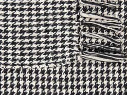 Best Sale Beliani Viltti Puuvilla Musta/Valkoinen 125 X 150 Cm Damek