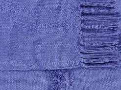 Tekstiilit<Beliani Viltti Puuvilla Violetti 125 X 150 Cm Khari