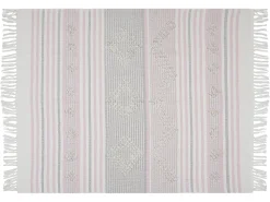 Store Beliani Viltti 125X150 Cm Vaaleanpunainen Kaman