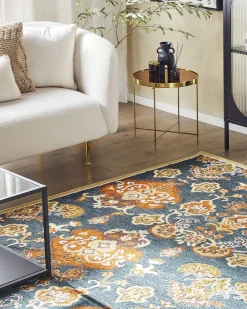 Säilytys<Beliani Vitriinikaappi Teras 2 Ovea 2 Hyllya Musta Sarre