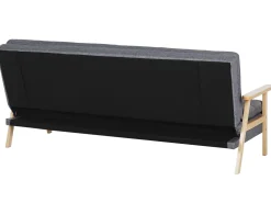 Best Sale Beliani Vuodesohva Kankainen Harmaa Tjorn