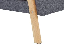 Best Sale Beliani Vuodesohva Kankainen Harmaa Tjorn