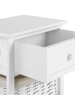 Best Sale Beliani Yopoyta 2 Koria Laatikko Valkoinen/Beige Flowella