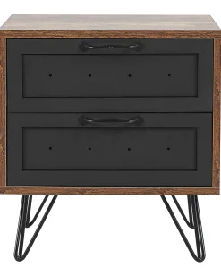 Pöydät<Beliani Yopoyta 2 Laatikkoa Tumma Puu/Musta Arkan