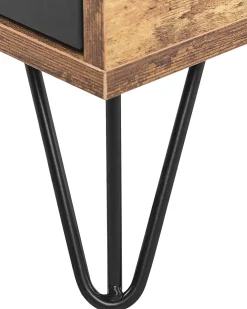 Pöydät<Beliani Yopoyta 2 Laatikkoa Tumma Puu/Musta Arkan