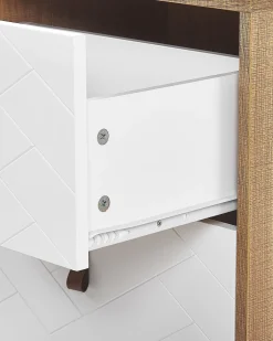 Cheap Beliani Yopoyta 2 Laatikkoa Vaalea Puu/Valkoinen Nueva