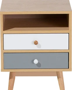 Säilytys<Beliani Yopoyta 2 Laatikkoa Vaalea Puu Fargo