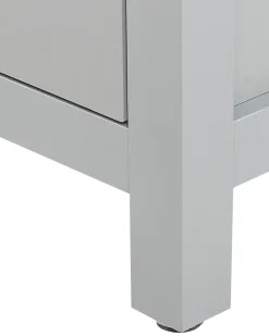 Flash Sale Beliani Yopoyta 2 Laatikkoa Vaaleanharmaa/Vaalea Puu Clio