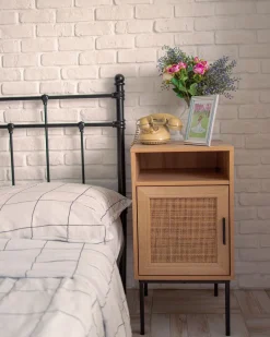 Hot Beliani Yopoyta Kaappi Hylly Vaalea Puu Pasco