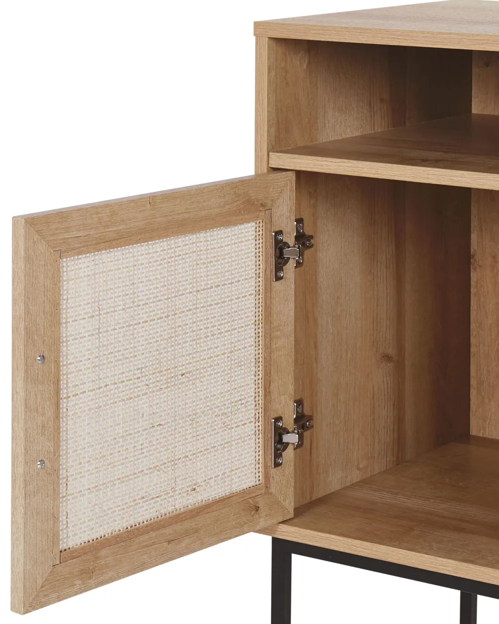 Hot Beliani Yopoyta Kaappi Hylly Vaalea Puu Pasco