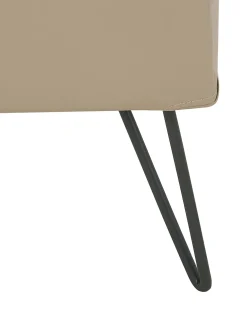 Best Beliani Yopoyta Keinonahka Laatikko Hylly Beige Betin