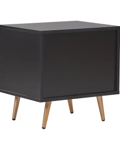 Säilytys<Beliani Yopoyta Laatikko Hylly Musta Indio