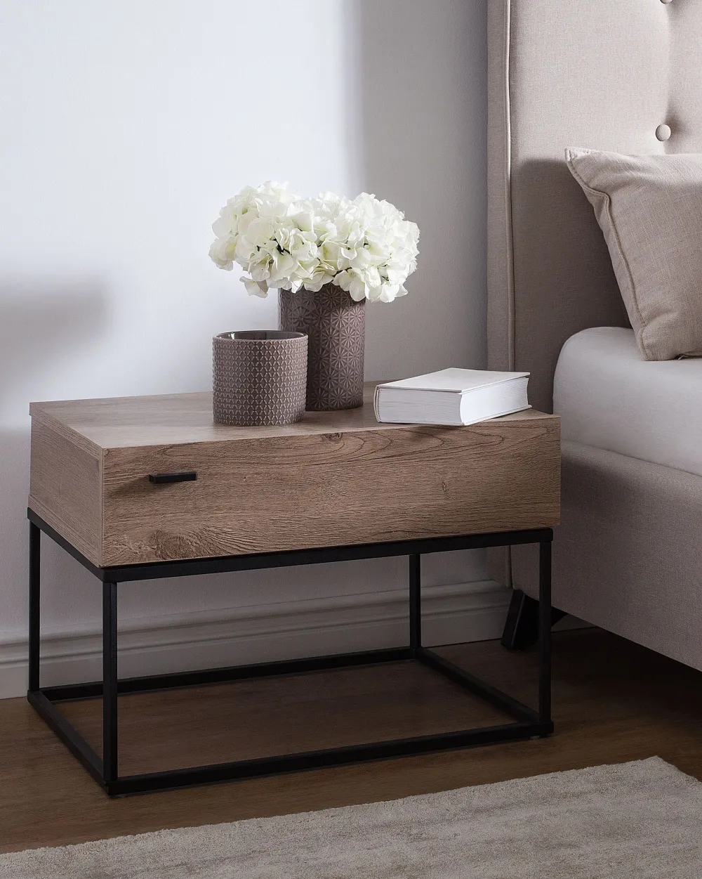 Outlet Beliani Yopoyta Laatikko Tumma Puu Cairo