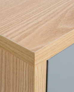 Outlet Beliani Yopoyta Laatikko Vaalea Puu/Harmaa Arvada