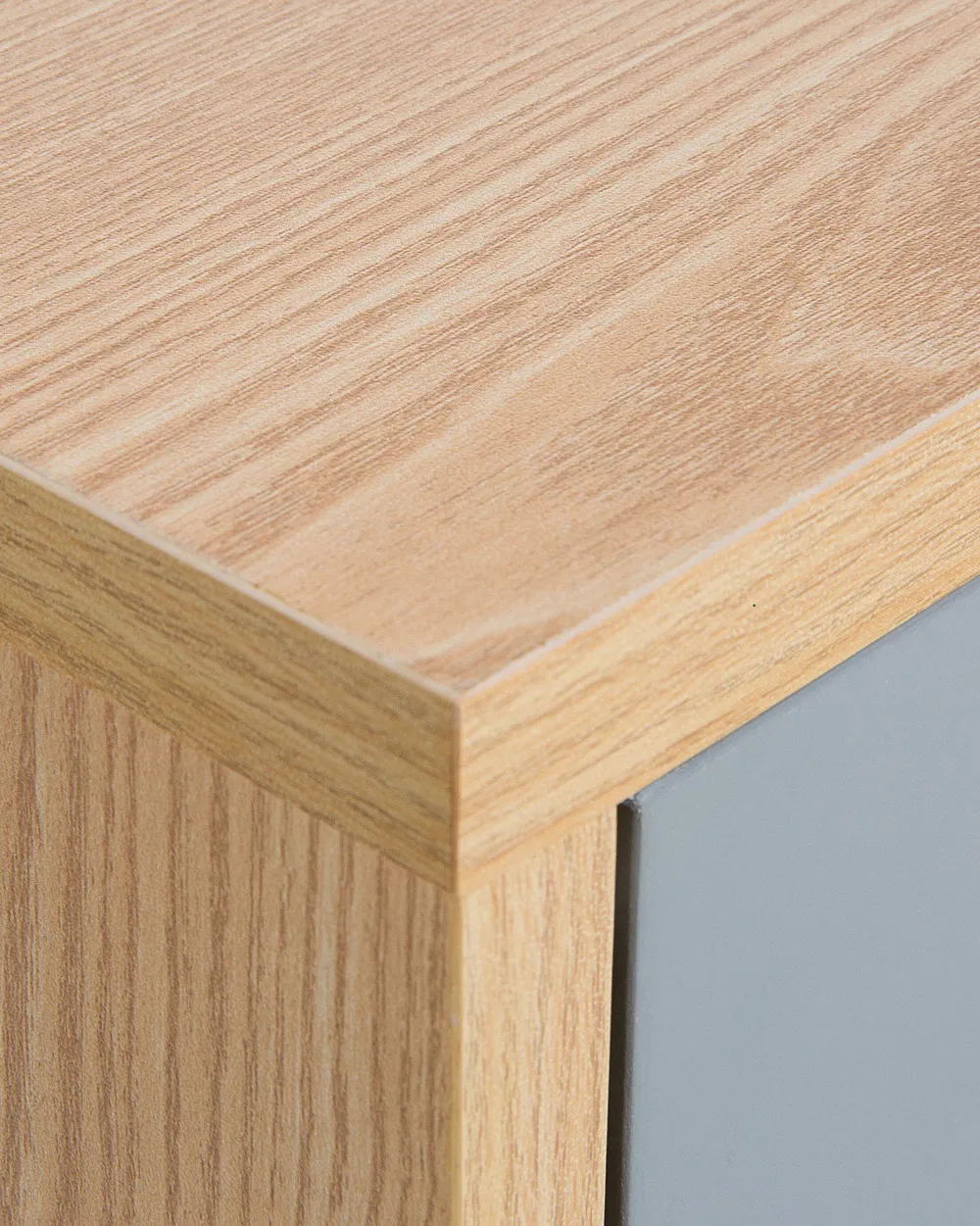 Outlet Beliani Yopoyta Laatikko Vaalea Puu/Harmaa Arvada