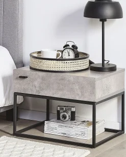 Sale Beliani Yopoyta Laatikko Vaaleanharmaa Cairo