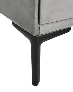 Shop Beliani Yopoyta Sametti 2 Laatikkoa Vaaleanharmaa Sezanne