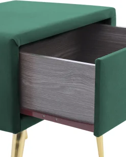 Säilytys<Beliani Yopoyta Sametti Laatikko Smaragdinvihrea Flayat